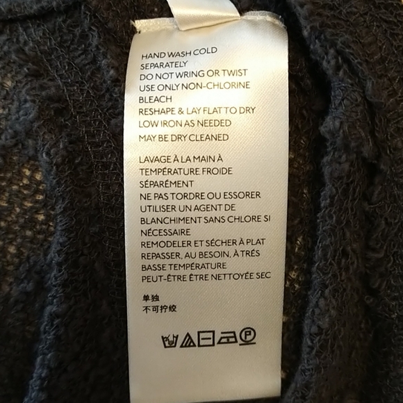 NWT Free People dark gray sweater Sz S - Picture 9 of 10